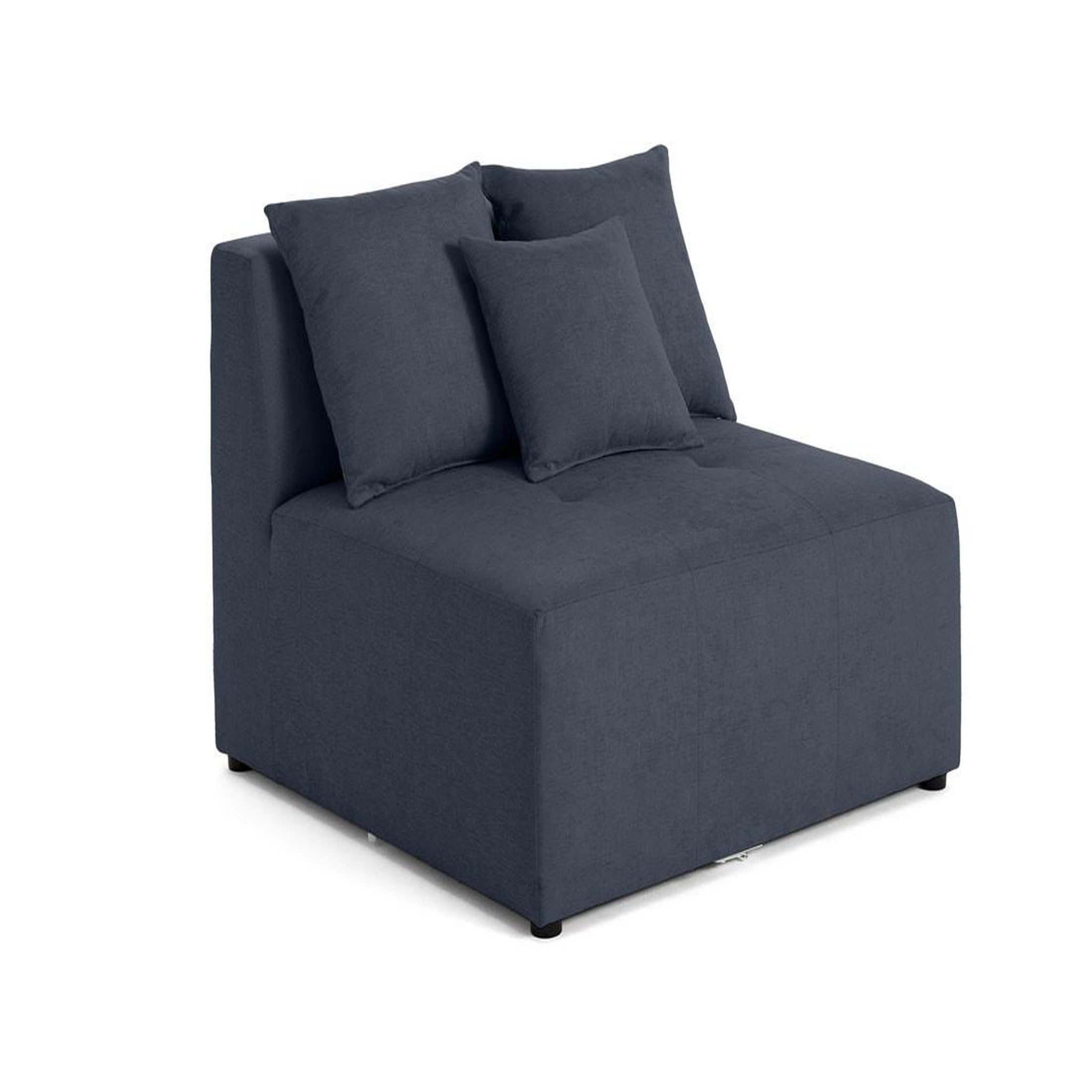 Voir la diapositive 1 : LISA DESIGN Amalfi - module d'assise sans accoudoirs - 1 place - en tissu