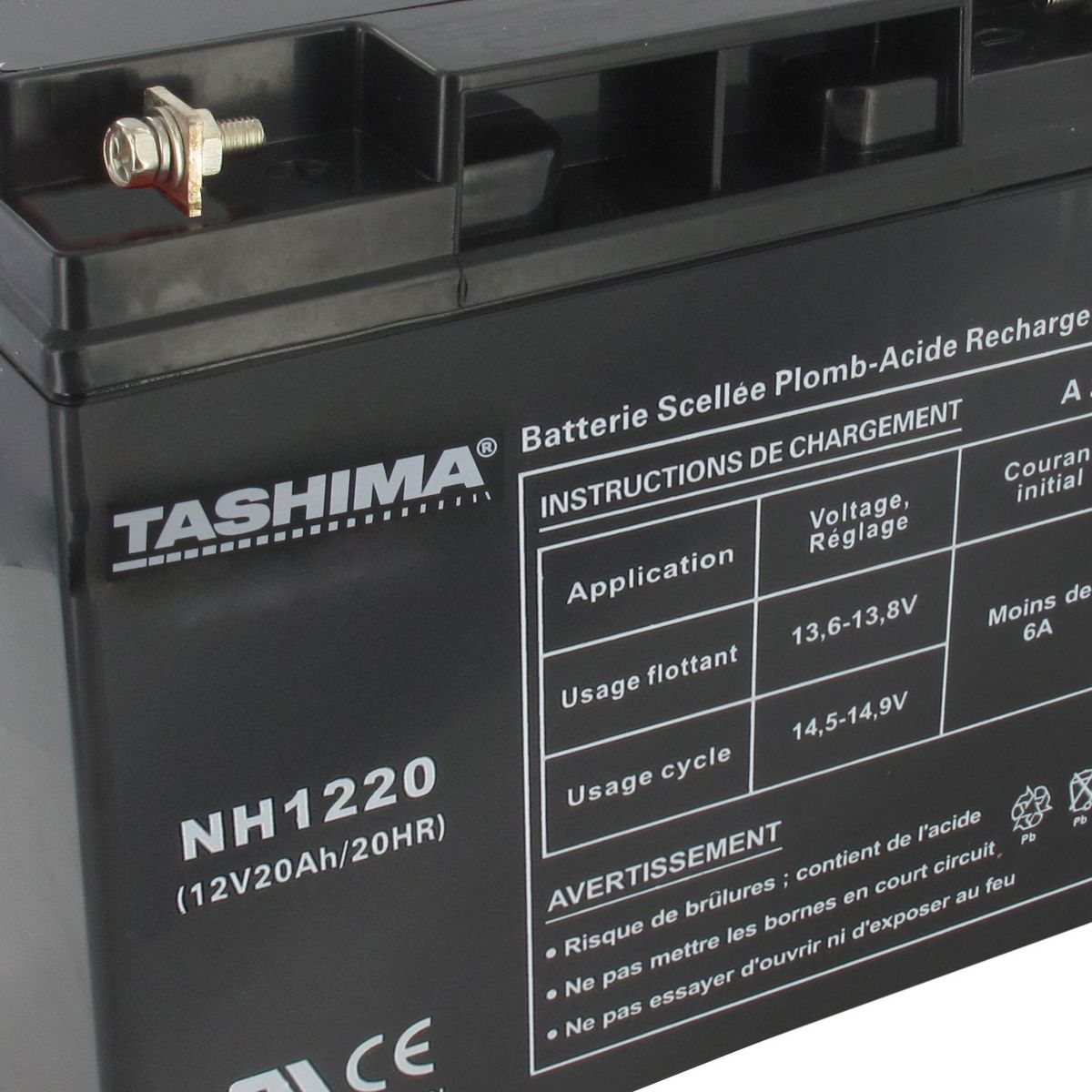 TASHIMA Batteries - 12V et 20 Ampères