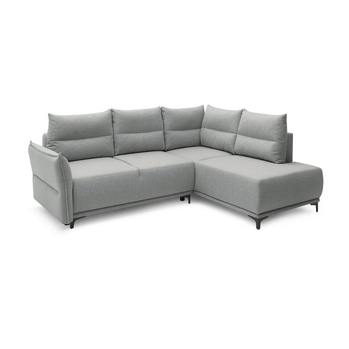 LISA DESIGN Arya - canapé d'angle convertible - avec coffre - 5 places - style contemporain - droit