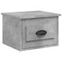 Voir la diapositive 5 : VIDAXL Tables de chevet murales 2 pcs gris beton 41,5x36x28 cm