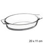 Voir la diapositive 2 : FIVE Lot de 6 Mini Plats en Verre  Ovale  20cm Transparent