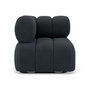 Voir la diapositive 1 : LISA DESIGN Ruby - module d'assise d'angle gauche en velours texturé