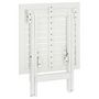 Voir la diapositive 5 : VIDAXL Table de bistro Blanc 46x46x47 cm Bois d'acacia massif