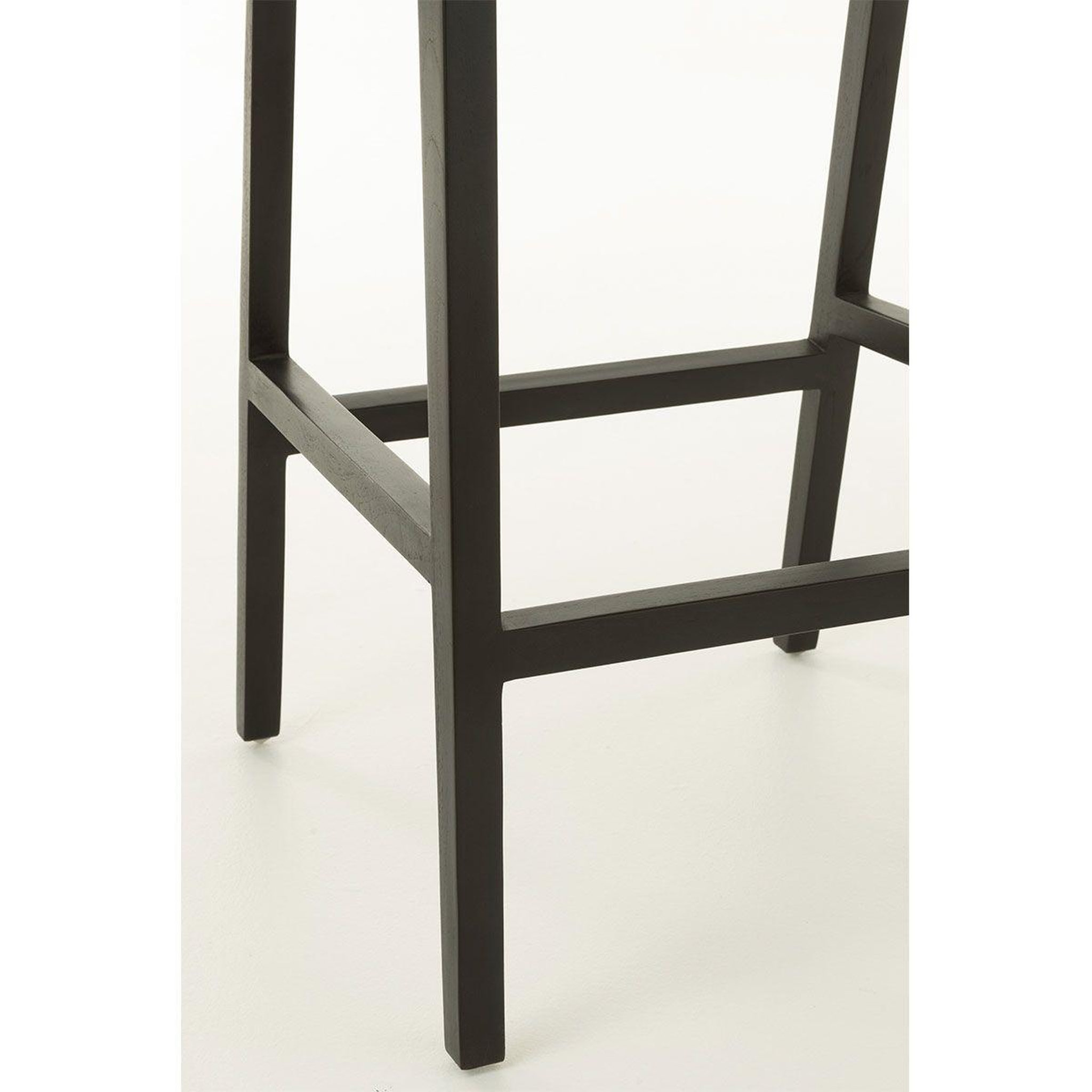 Voir la diapositive 6 : J-LINE Tabouret de Bar Design  Sungkai  100cm Noir