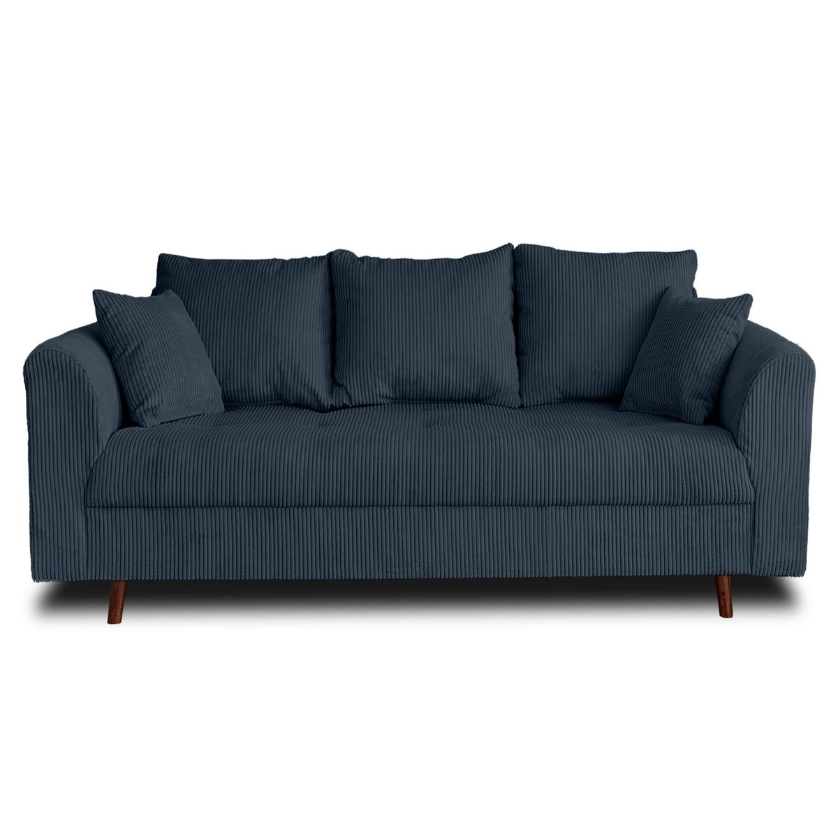 LISA DESIGN Rune - canapé 3 places - en velours côtelé