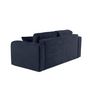 Voir la diapositive 5 : BEST MOBILIER Miro - canapé droit 2 places - en velours texturé