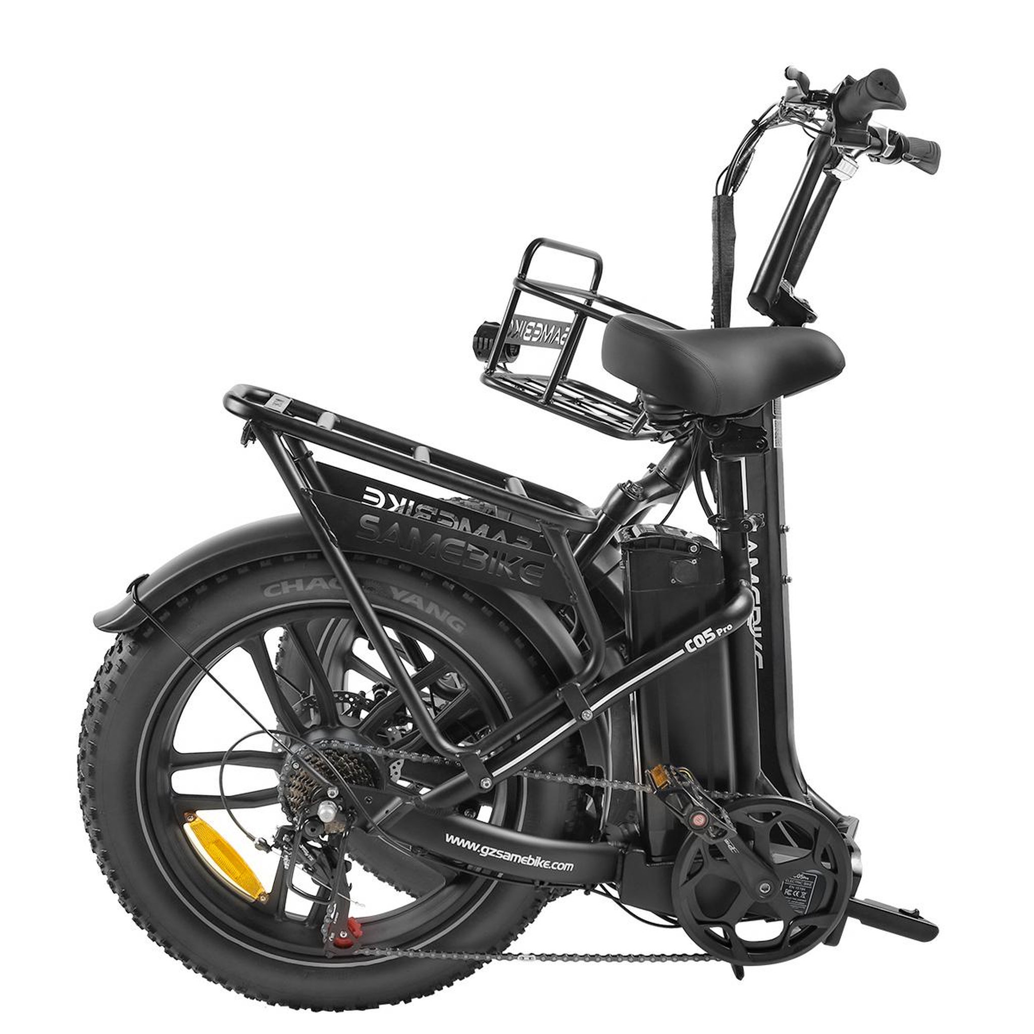 Voir la diapositive 2 : SAMEBIKE Vélo électrique pliable SAMEBIKE C05 Pro, 250 W