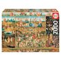 Voir la diapositive 2 : EDUCA Puzzle 2000 pièces : Le jardin des délices