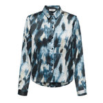 JACQUELINE DE YONG Chemise Marine à Motifs Femme JDY Fifi. Coloris disponibles : Bleu