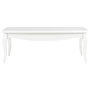 Voir la diapositive 2 : VIDAXL Table basse Blanc 110x60x40 cm Bois de pin massif