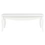 Voir la diapositive 2 : VIDAXL Table basse Blanc 110x60x40 cm Bois de pin massif