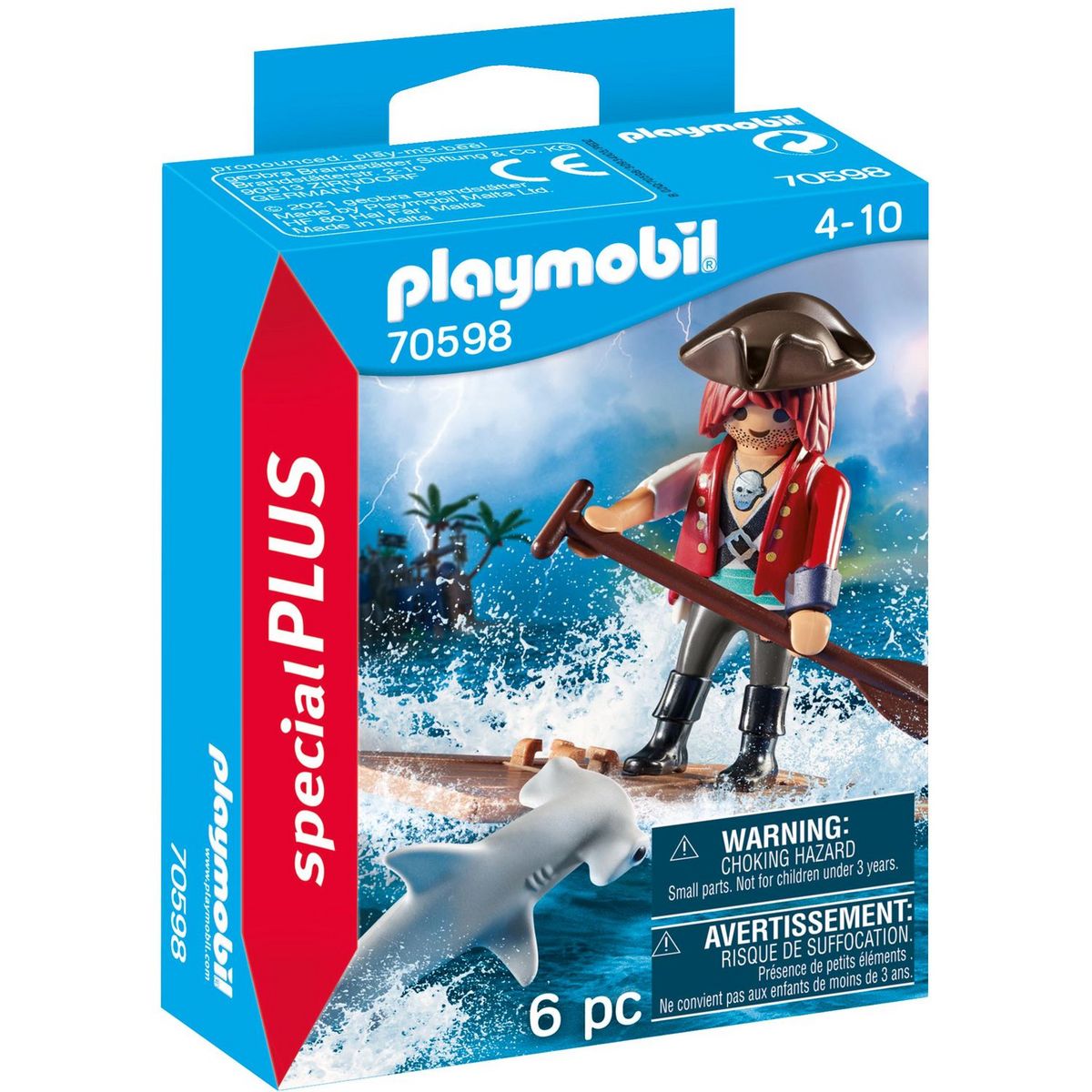 PLAYMOBIL 70598 - Special Plus Pirate avec bébé requin
