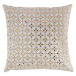 Paris Prix Coussin Déco Déhoussable  Azelia  45x45cm Or