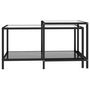 Voir la diapositive 3 : VIDAXL Tables a the 2 pcs Verre trempe Noir