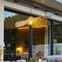 Voir la diapositive 3 : Lumisky Suspension d'extérieur MARBELLA Beige Corde H14 cm