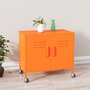Voir la diapositive 1 : VIDAXL Armoire de rangement Orange 60x35x56 cm Acier