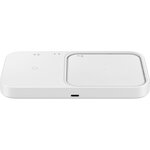 Samsung Chargeur induction Sans fil Duo blanc charge rapide 15W