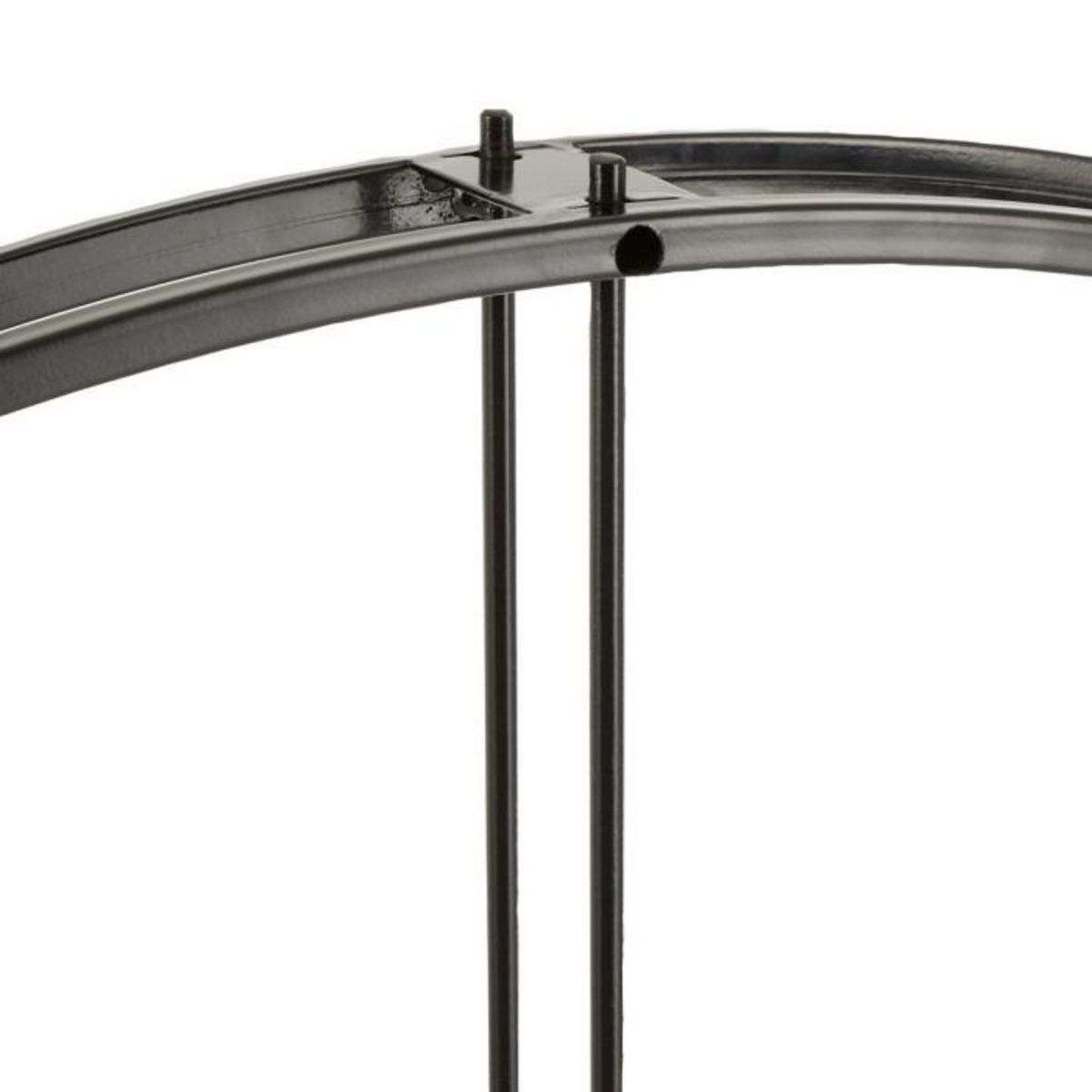 Paris Prix Horloge Murale Déco en Métal  Ronde  80cm Noir