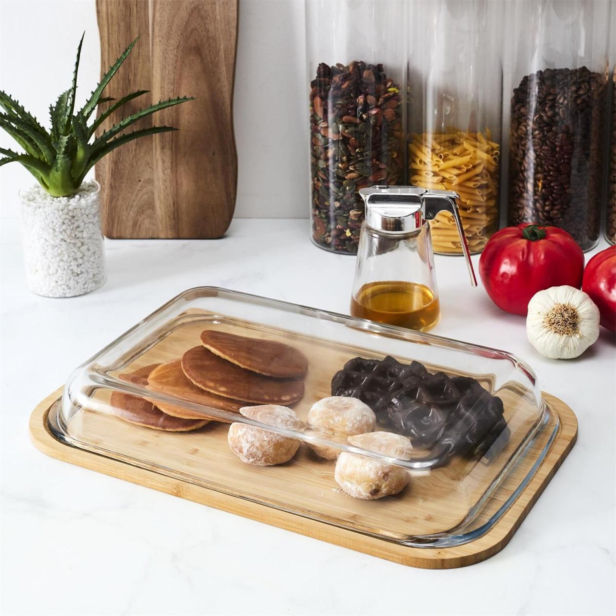 Voir la diapositive 4 : COOK CONCEPT Boîte de Conservation  Support  41cm Naturel