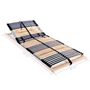 Voir la diapositive 6 : VIDAXL Sommier a lattes sans matelas avec 42 lattes 7 zones 80x200 cm