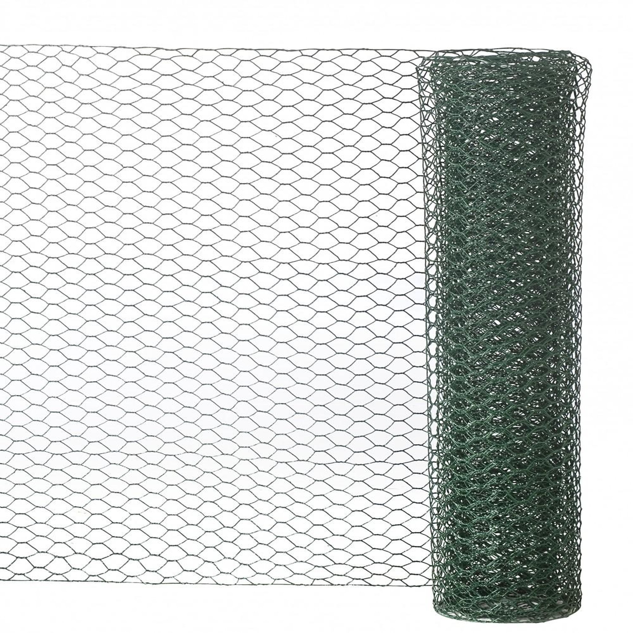 CENTRALE BRICO Grillage pour animaux soudée vert, H.1 x L.3 m, maille H.25 x l.25 mm