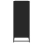 Voir la diapositive 5 : VIDAXL Meuble à chaussures noir 75x38x97,5 cm bois d ingénierie métal