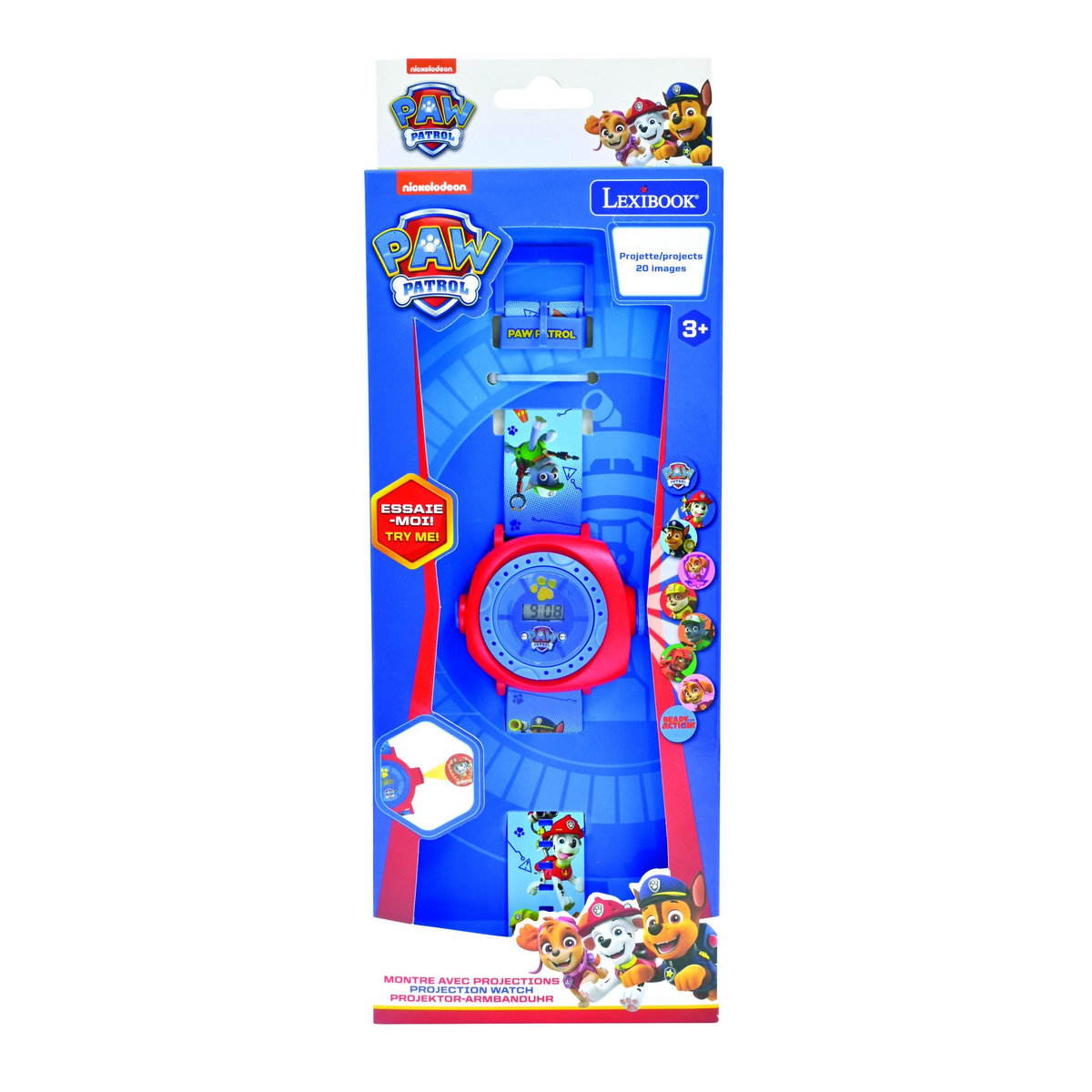 Lexibook Montre digitale avec projection Pat' Patrouille