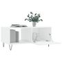 Voir la diapositive 4 : VIDAXL Table basse Blanc brillant 90x50x40 cm Bois d'ingenierie