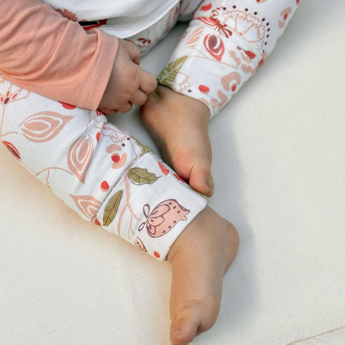 Petit Béguin Pyjama enfant 2 pièces à pieds retroussables Mindanao