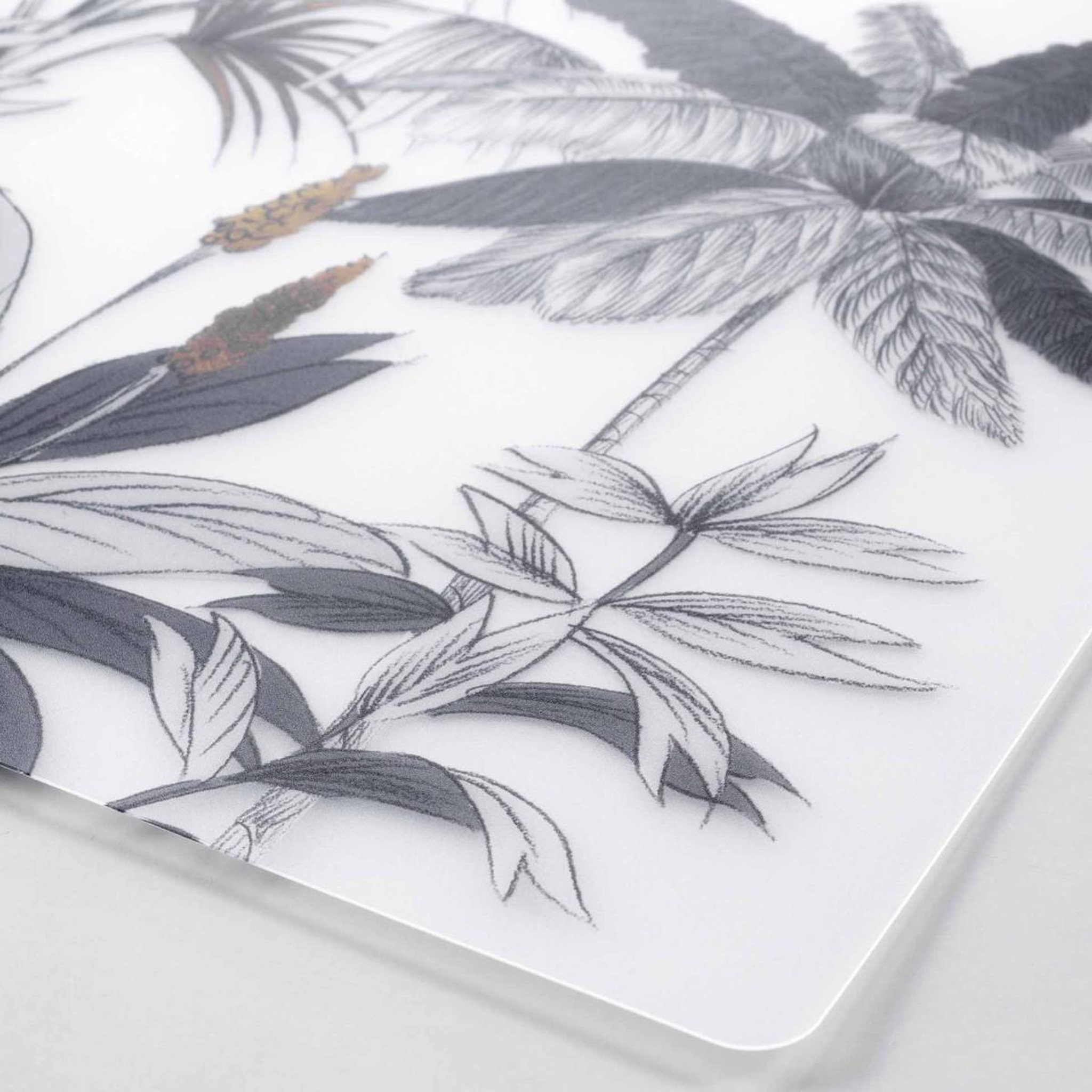 Voir la diapositive 2 : Douceur d'Intérieur Set de Table Imprimé  Idalia  28x44cm Transparent