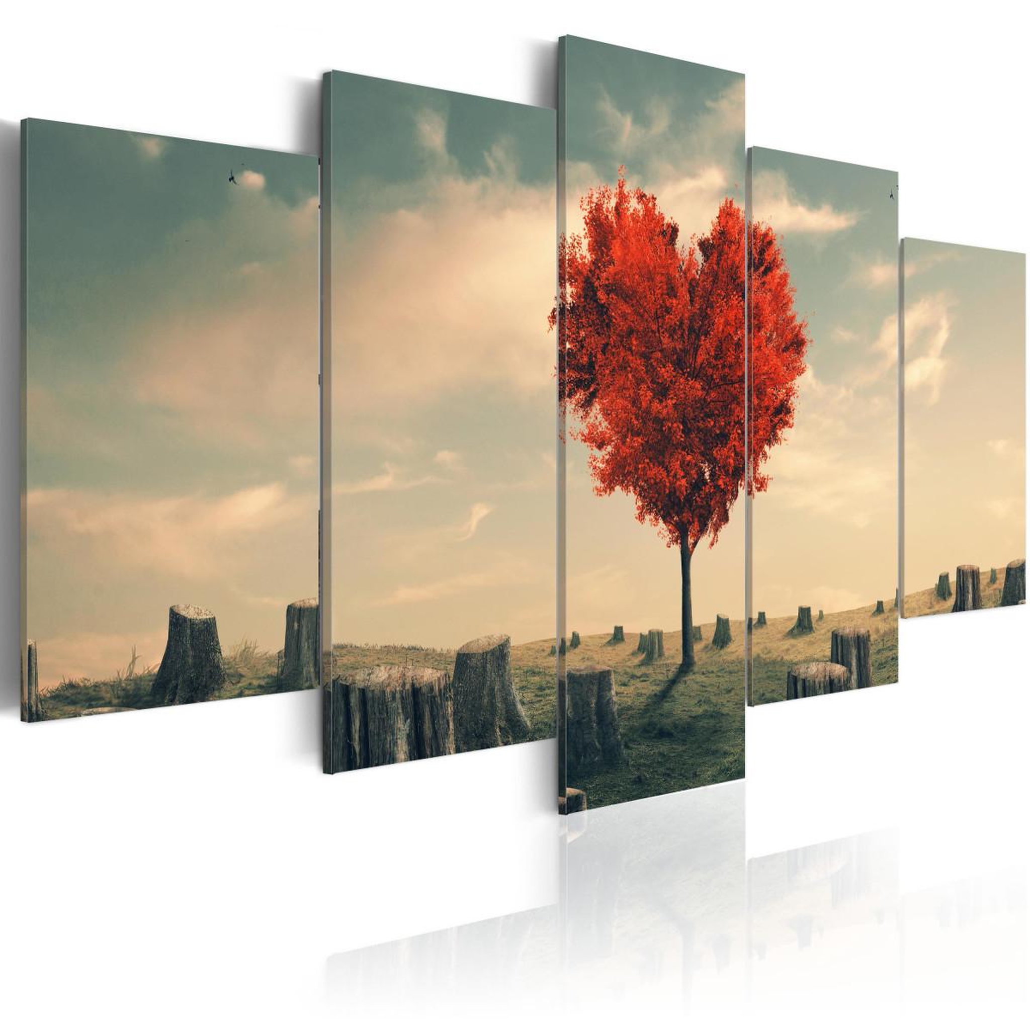 Paris Prix Tableau imprimé  loneliness tree. Coloris disponibles : Multicolore