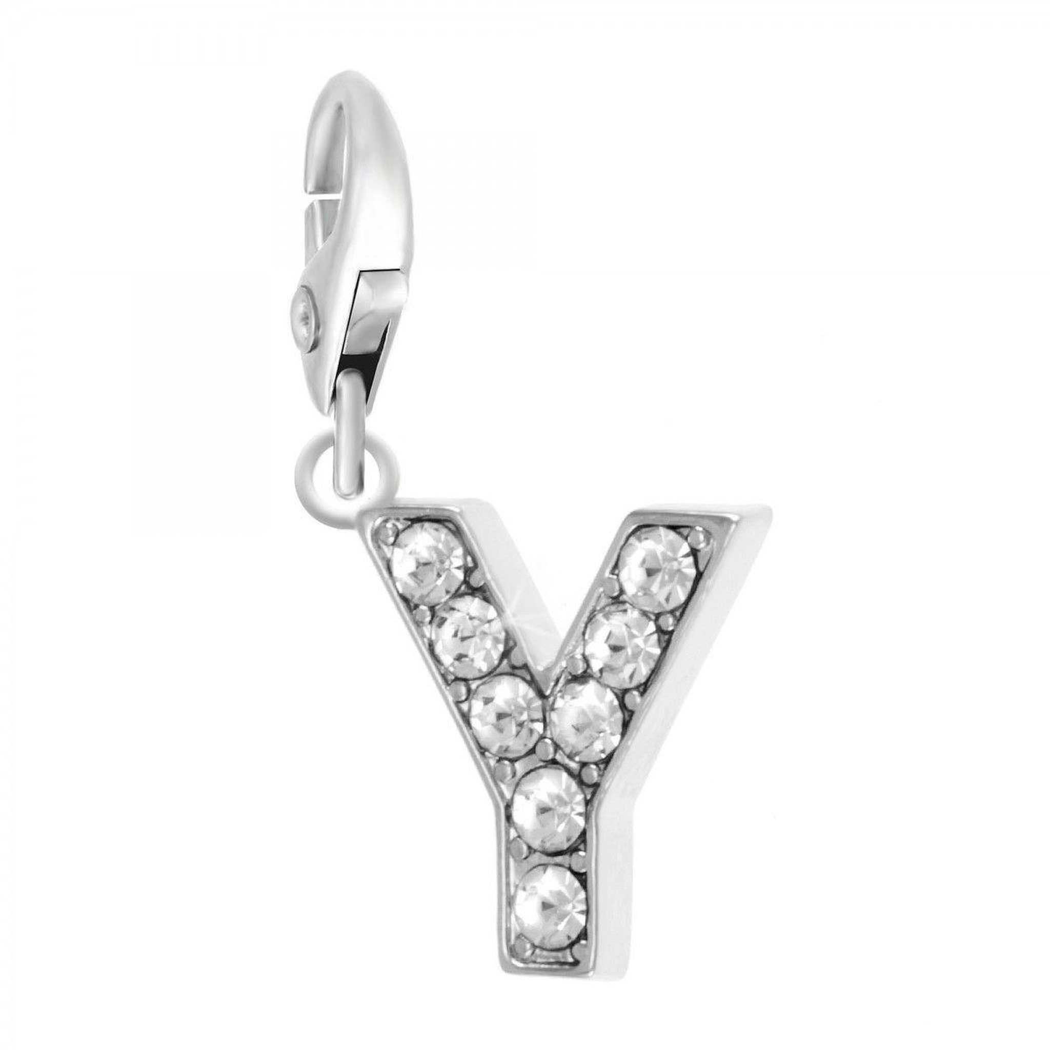 SC CRYSTAL Charm Lettre Y SC Crystal orné de Cristaux scintillants