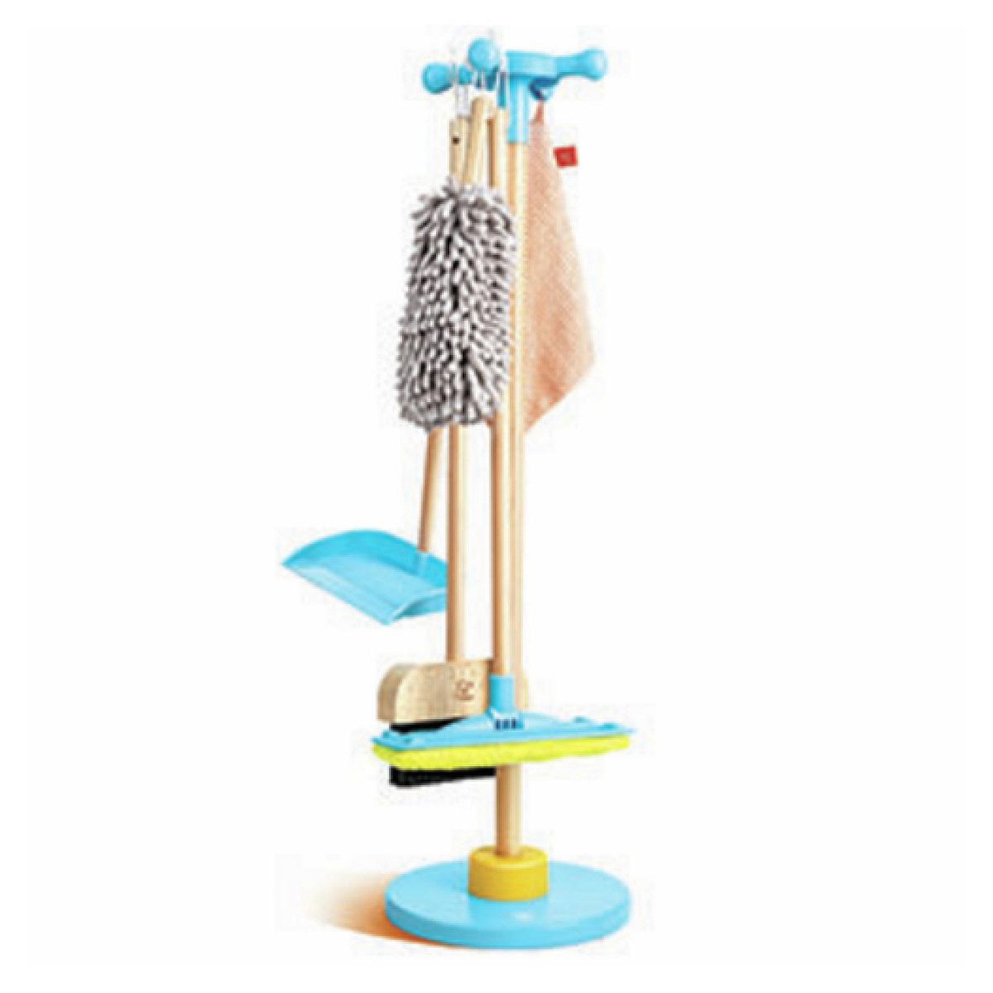 Voir la diapositive 5 : Hape Support pour balais et set de nettoyage - Jouet