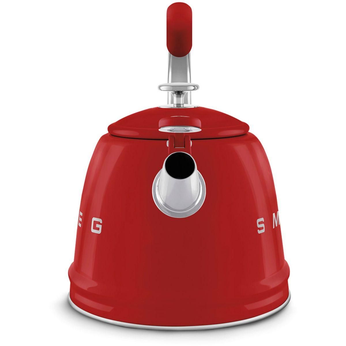SMEG Bouilloire Sifflante 2.3L Rouge