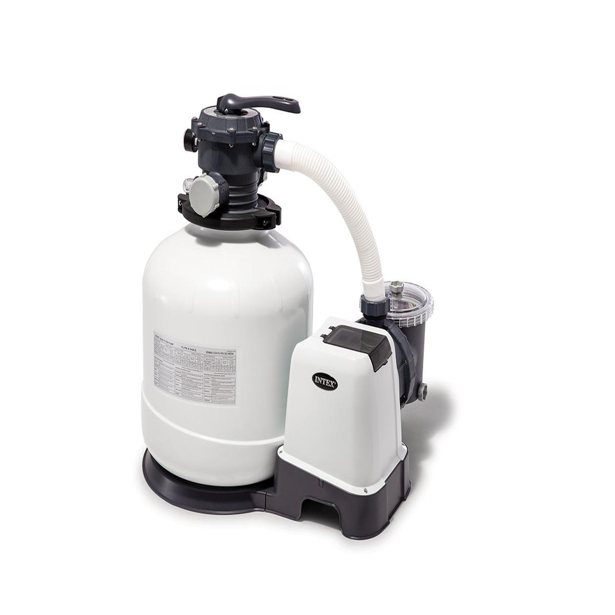 Voir la diapositive 1 : INTEX Groupe de filtration à sable SX3200 10 m³/h pour piscine jusqu'à 65 m³ - Intex