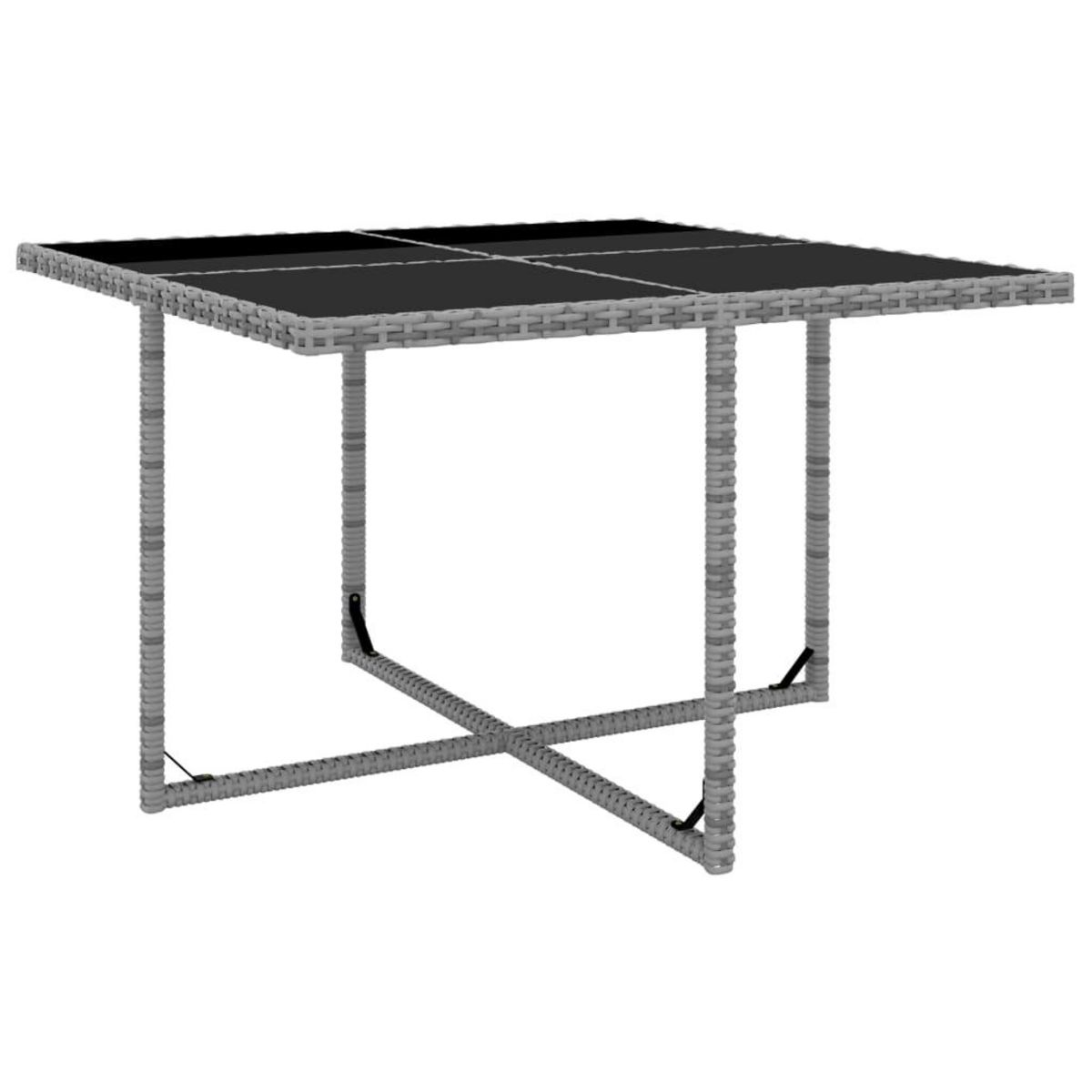 VIDAXL Ensemble a manger d'exterieur avec coussins 9pcs resine tressee