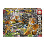 Voir la diapositive 1 : EDUCA JUNGLE RADIEUSE - Puzzle de 1500 pieces
