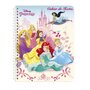 DISNEY Cahier de texte à spirale Disney Princesses Raiponce, Ariel, Aurore, Jasmine, Belle, Cendrillon