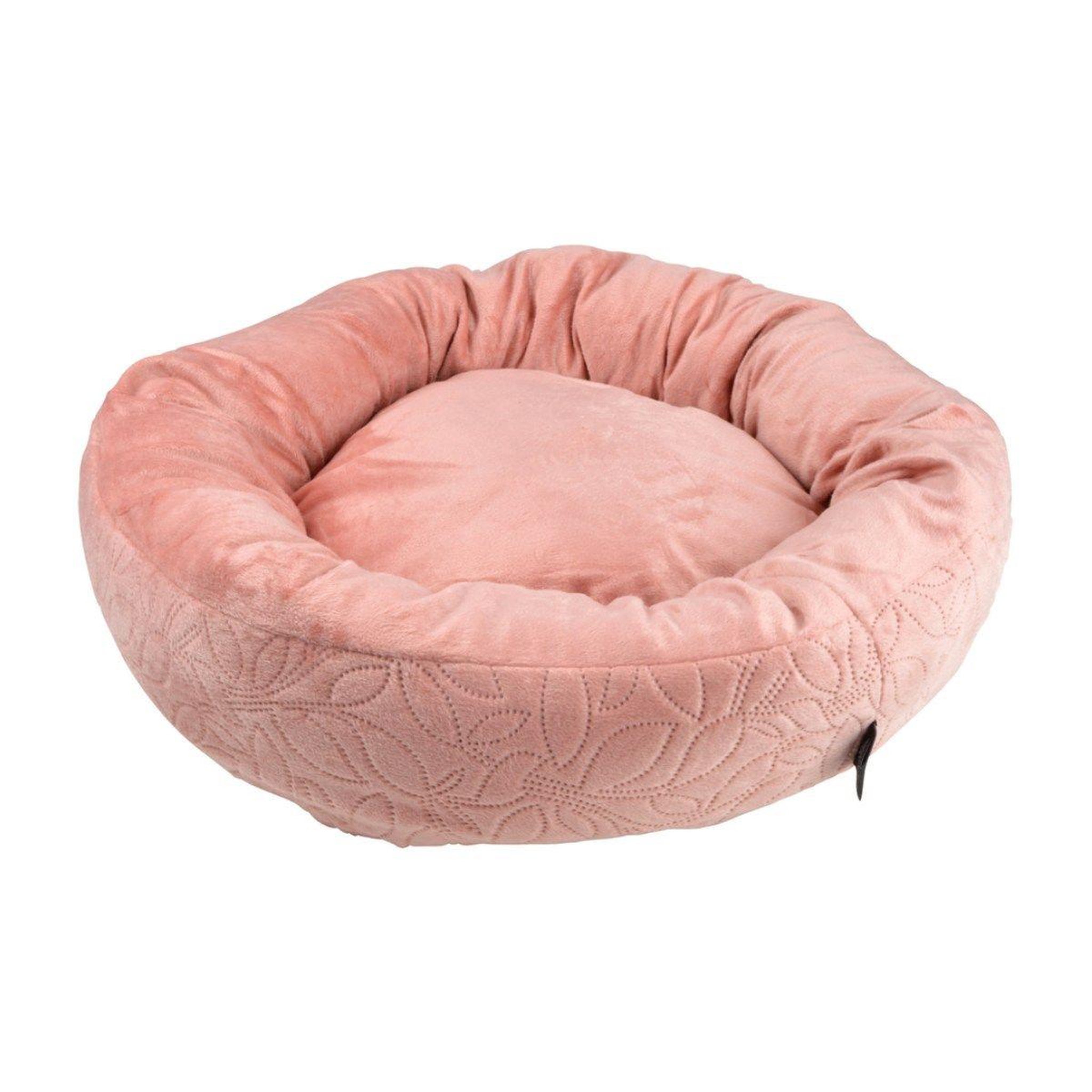 Voir la diapositive 1 : LOVE STORY Panier rond chien & chat  boho  50cm bois de rose
