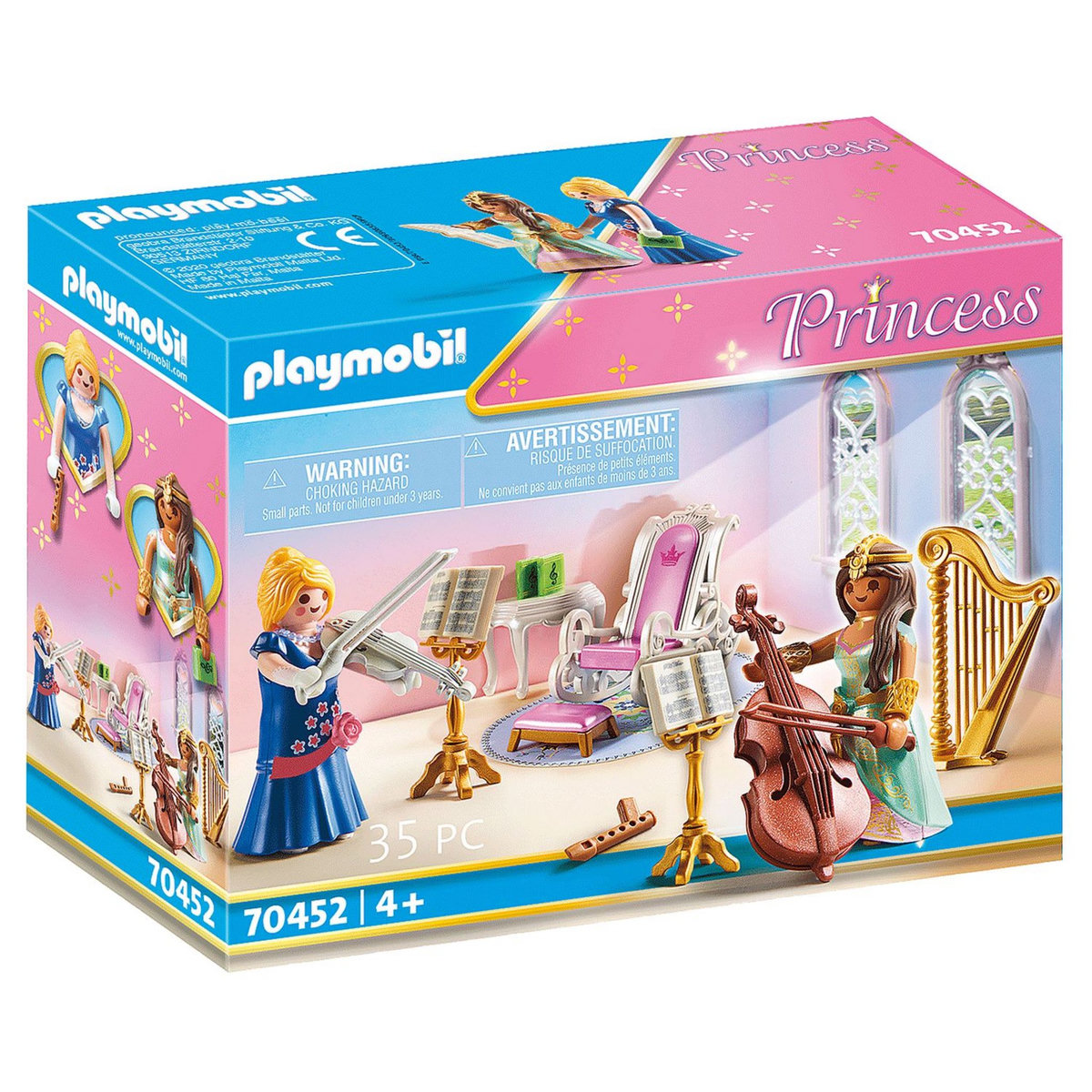 PLAYMOBIL 70452 - Princess - Salle de musique du palais