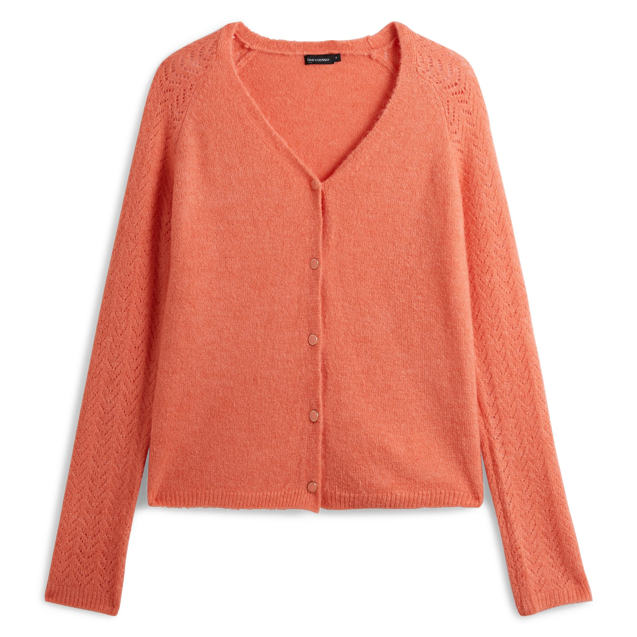 Gilet mohair rose poudré clearance