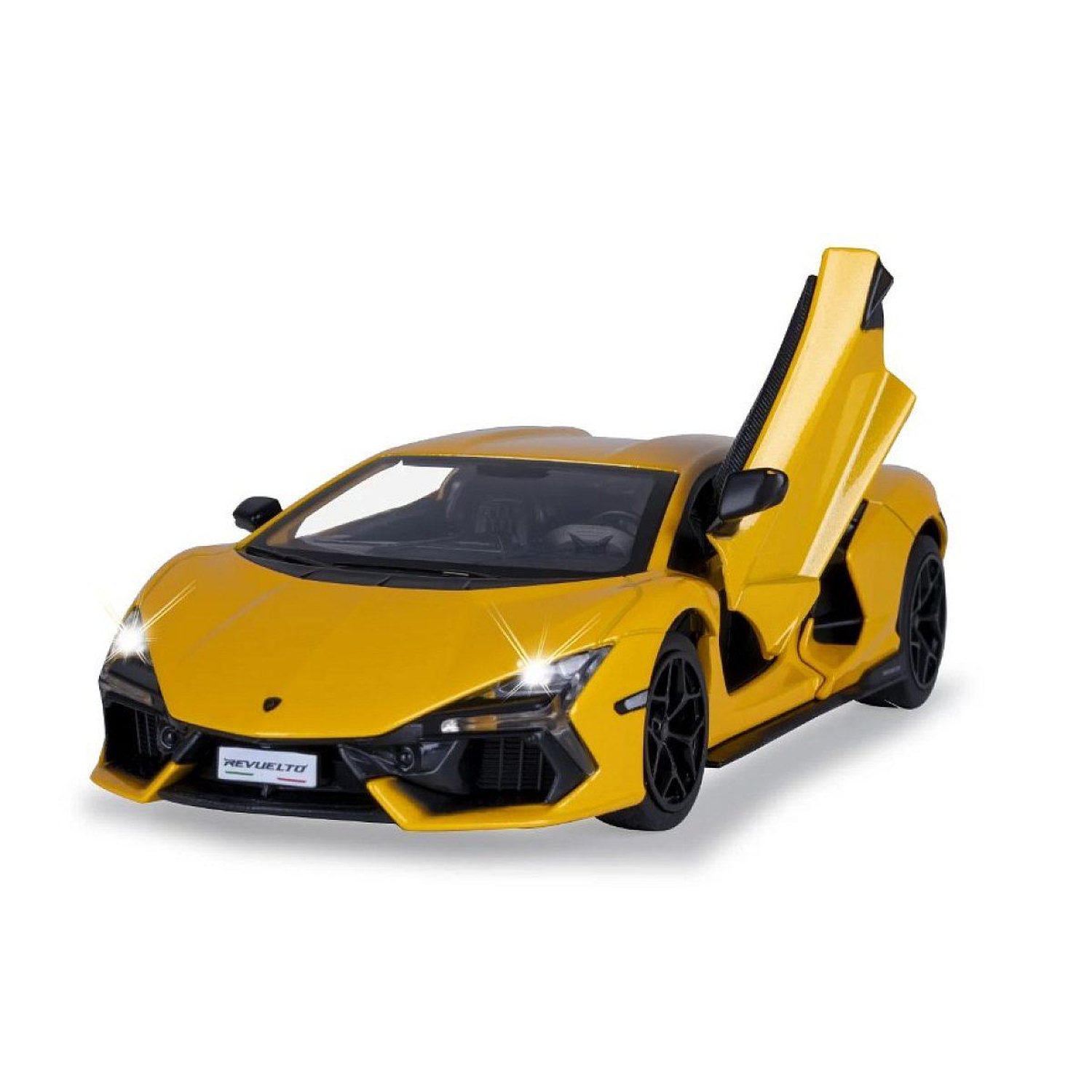 Miniature Lamborghini Jamara Revuelto 1:24 Jaune Metal - vue 8