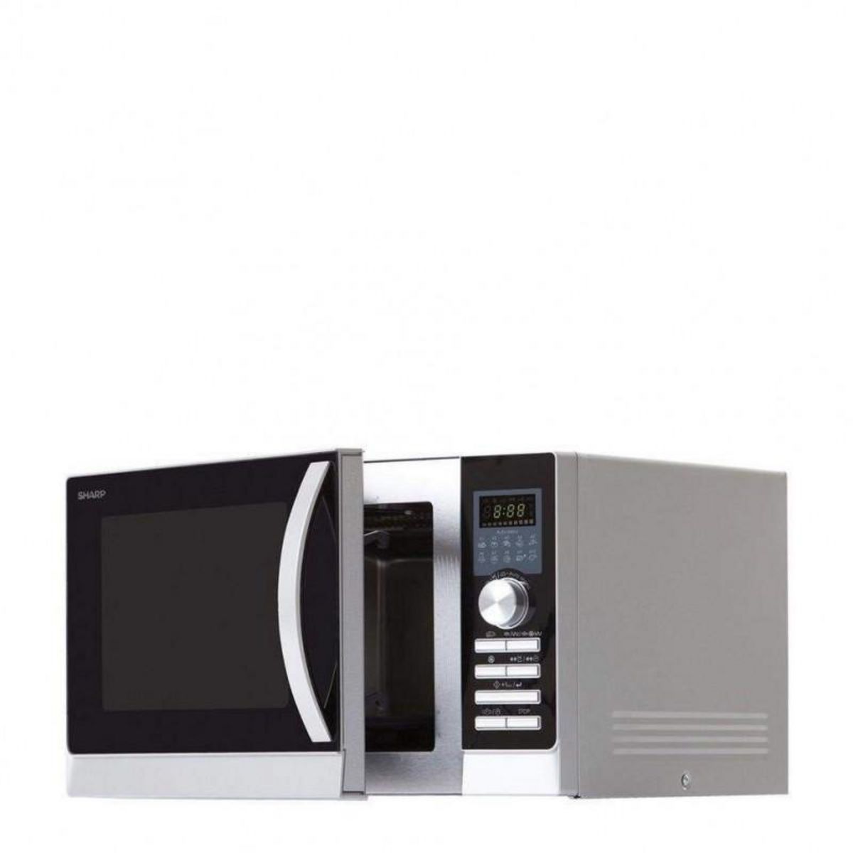 Sharp Micro-ondes + grill 25l 900w silver - r843inw