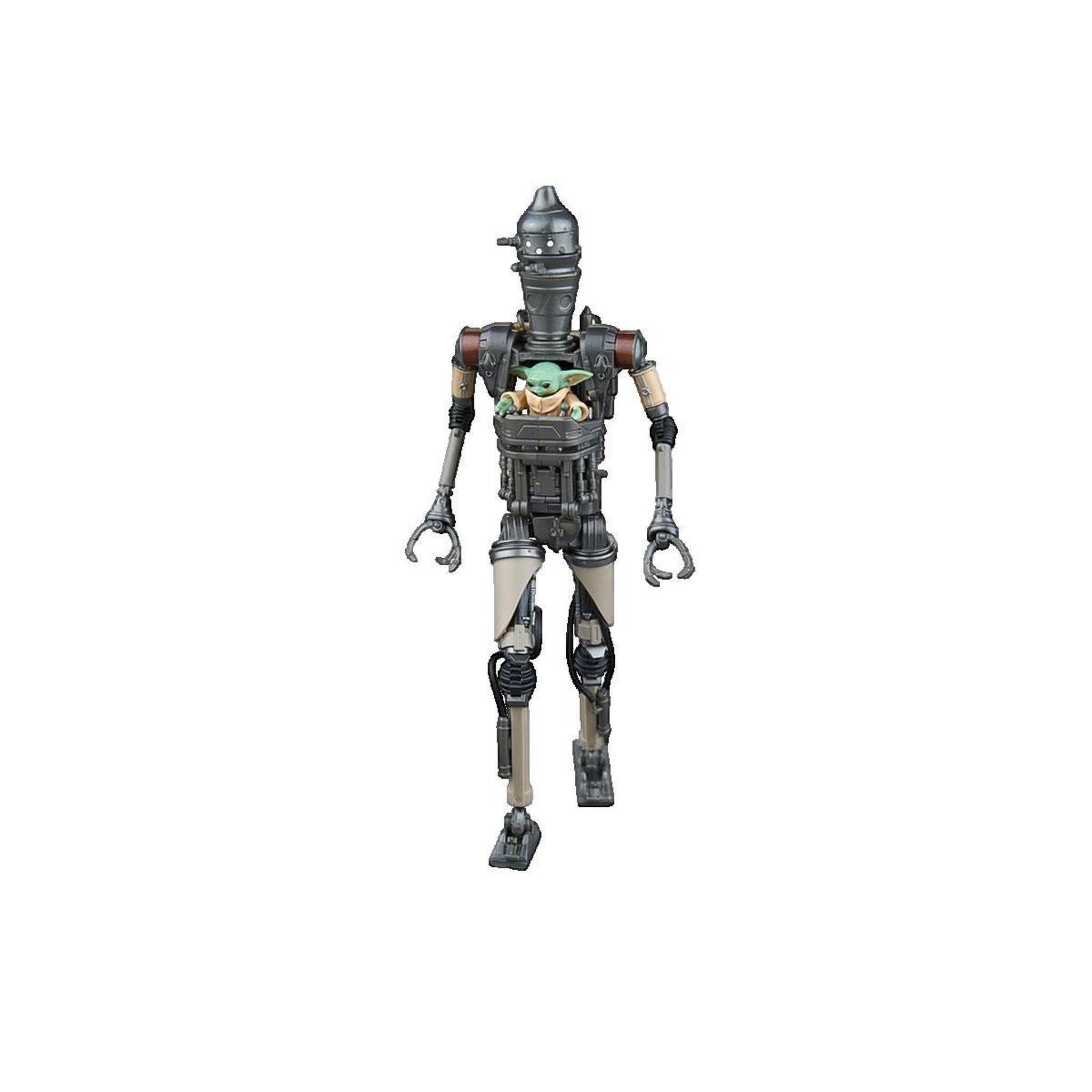 Voir la diapositive 2 : HASBRO Figurines Hasbro The Black Series Star Wars The Mandalorian IG-12 et Grogu