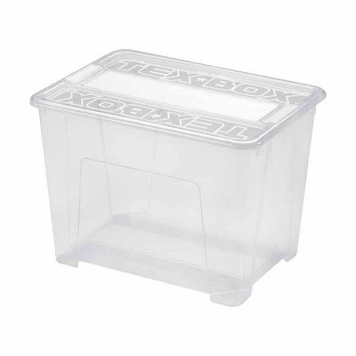 Paris Prix Boîte de Rangement  Texbox  21L Transparent