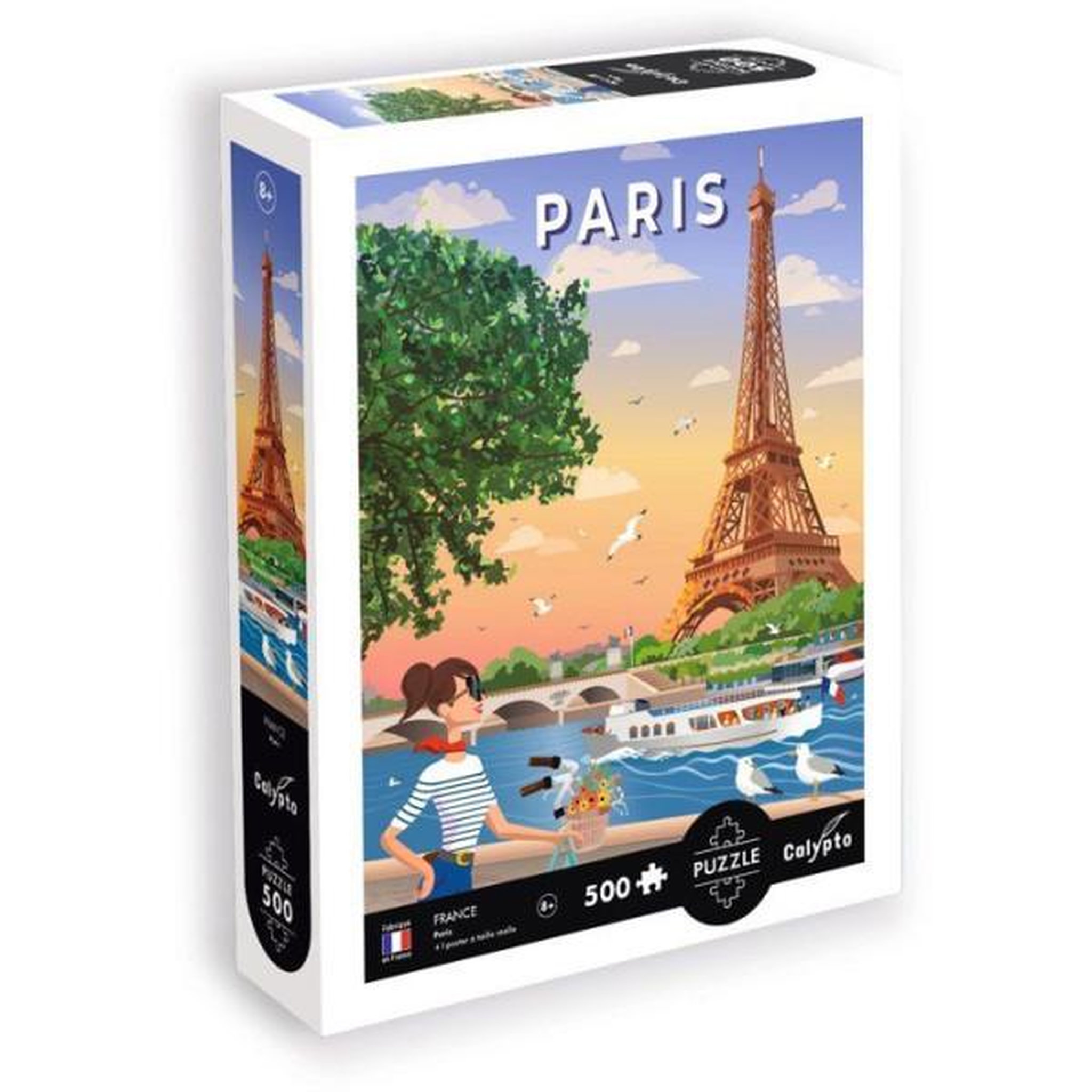 Sentosphere Puzzle - sentosphere - calypto - 500 pieces - paris - toucher soyeux - des 8 ans