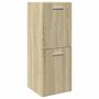 Voir la diapositive 2 : VIDAXL Armoire de salle de bain Chene sonoma 30x30x80 cm Agglomere