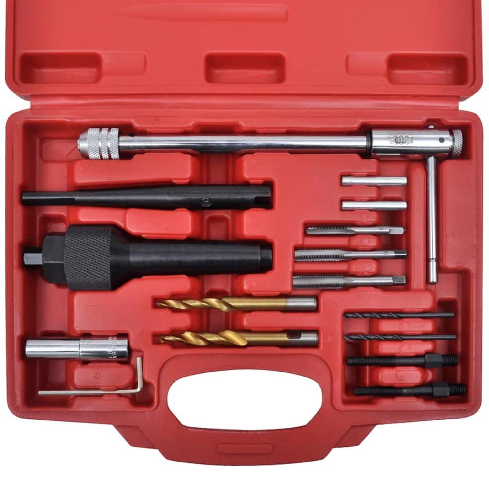 Voir la diapositive 3 : VIDAXL Kit d'outils d'extraction bougie de prechauffage 16 pcs
