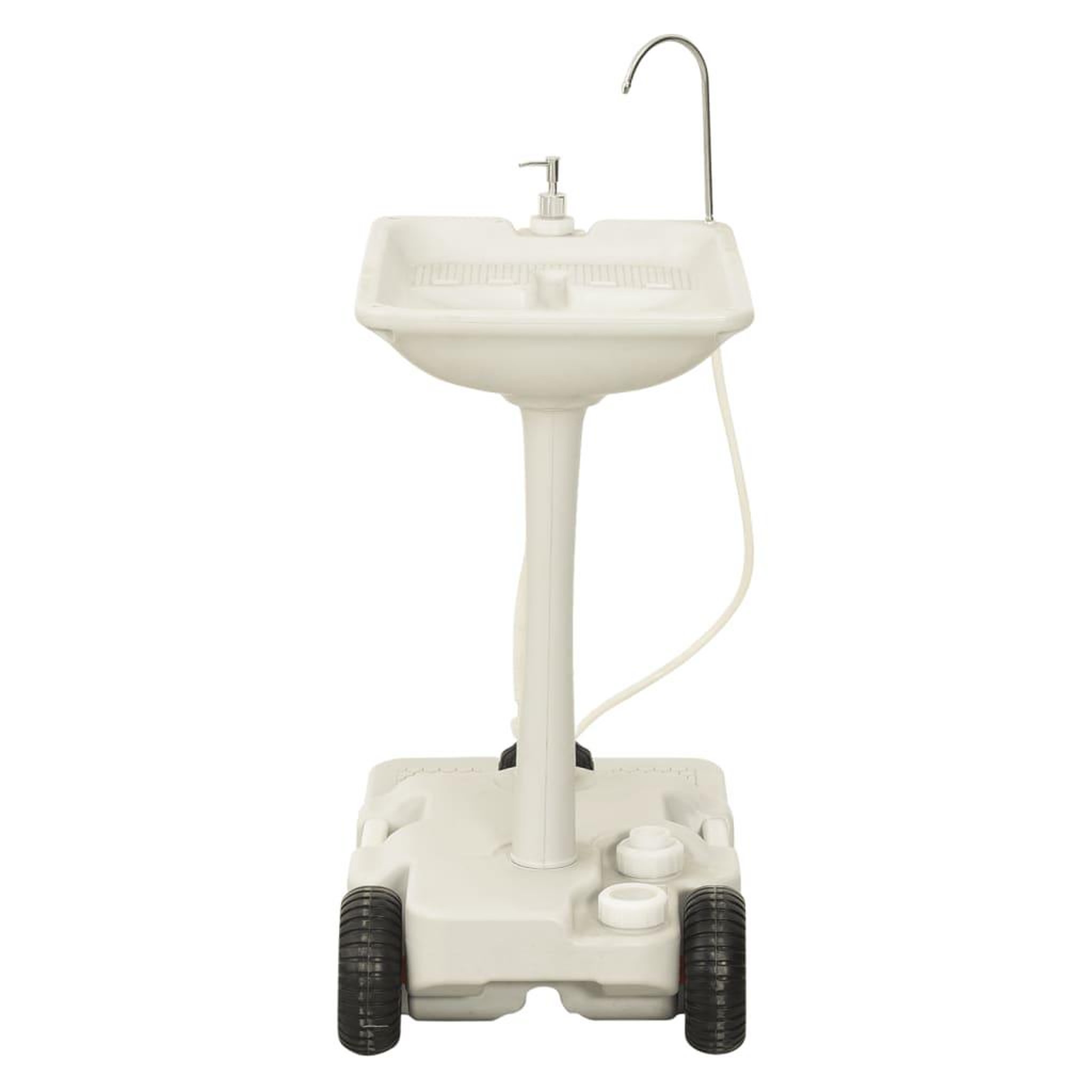 Voir la diapositive 5 : VIDAXL Ensemble de toilette support de lavage des mains reservoir eau