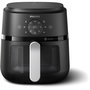 Voir la diapositive 2 : Philips Airfryer NA221/00 Friteuse sans huile avec fenêtre de cuisson Noir/Argent, Série 2000 4.2L